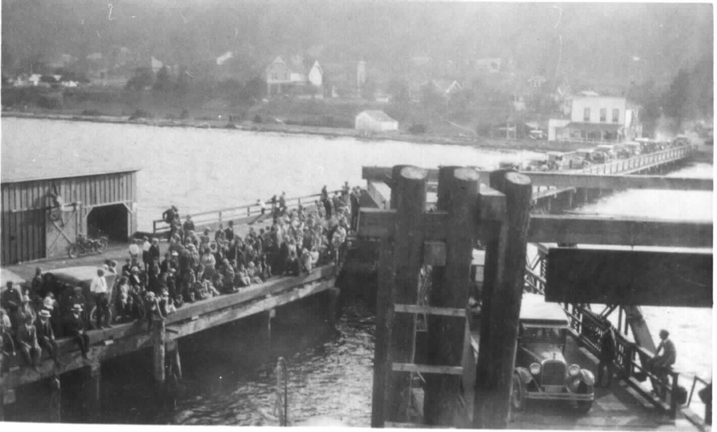 Loaded Manchester Ferry Dock