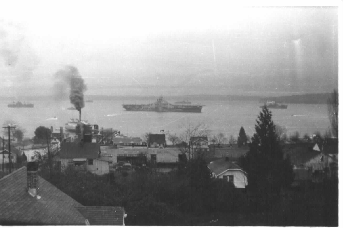 Manchester During Wwii And Shasta Steam Ferry.