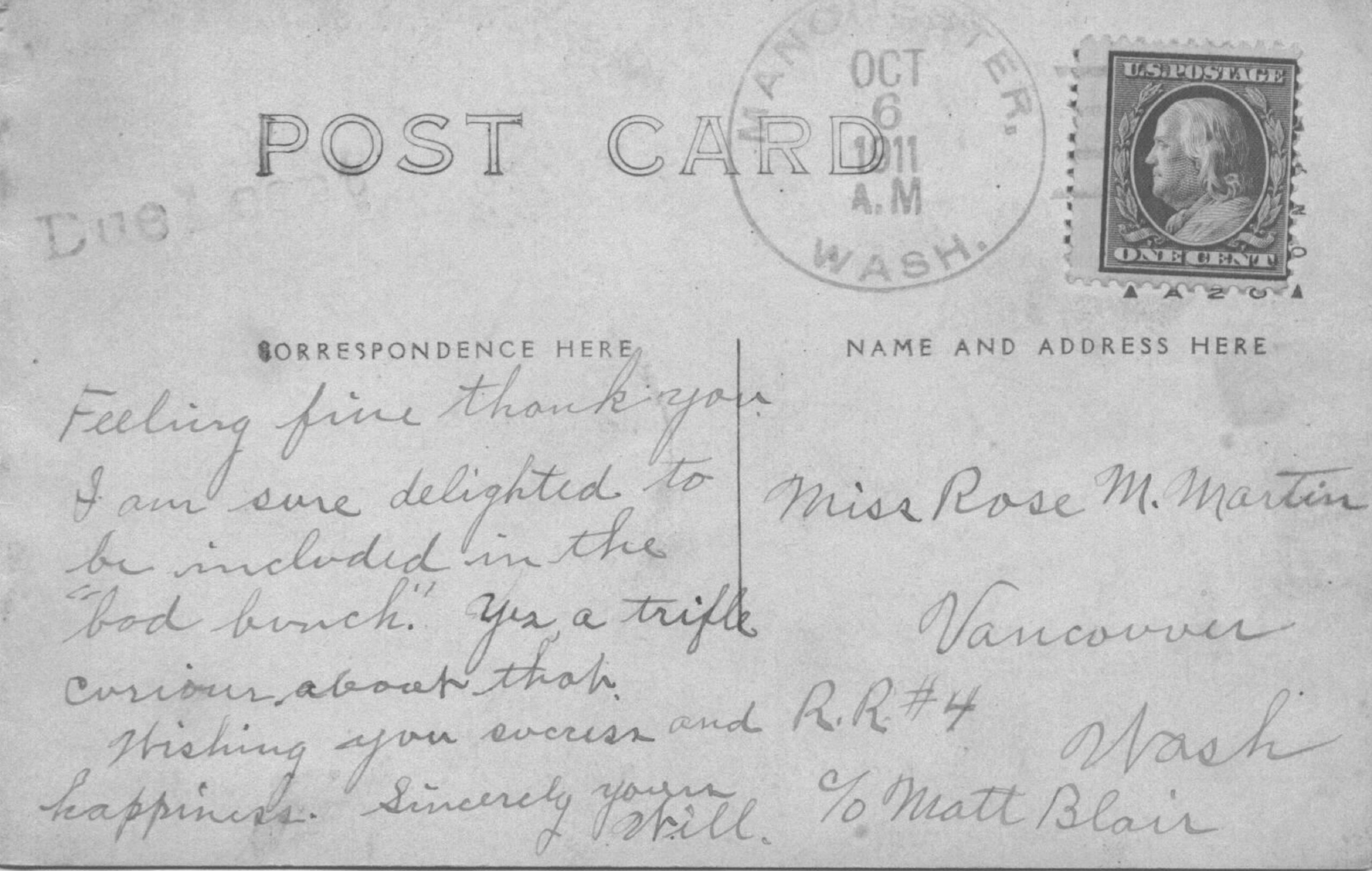 Old Post Card