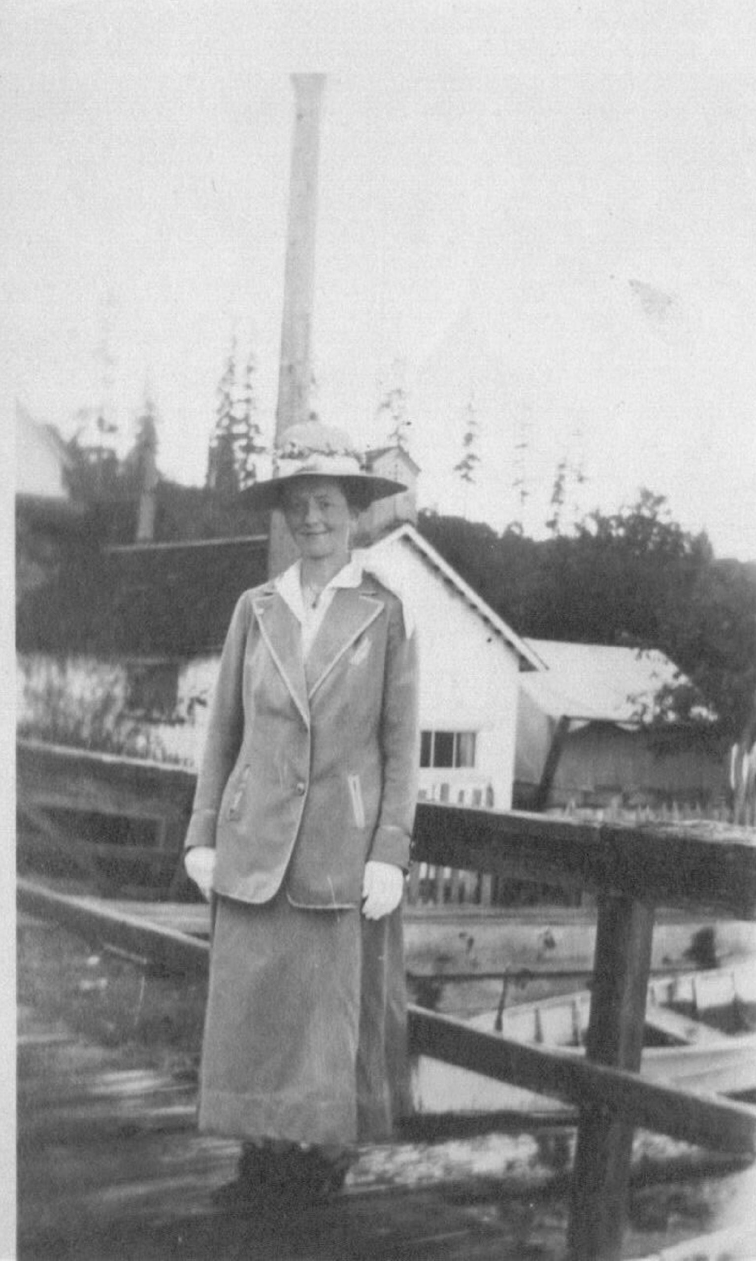 Lady On Dock