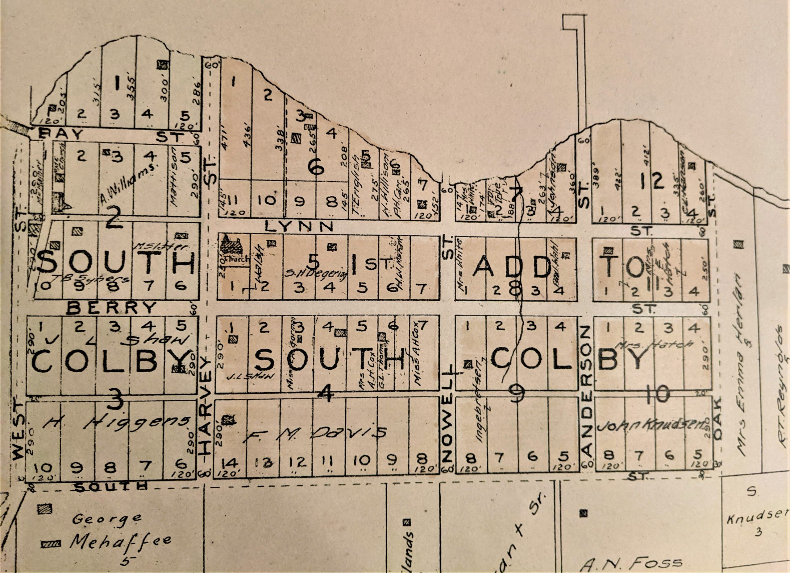 South Colby 1908